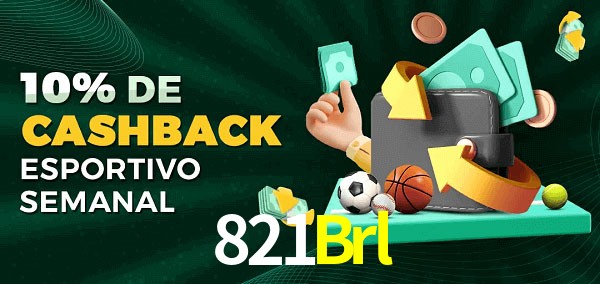 10% de bônus de cashback na 821Brl